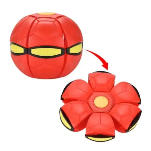 Flying UFO Saucer Ball Training Games Interactive Outdoor Sports Magic Deformation Flat Throw Disc Ball