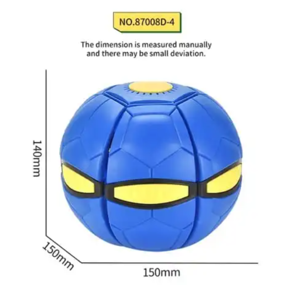 Flying UFO Saucer Ball Training Games Interactive Outdoor Sports Magic Deformation Flat Throw Disc Ball