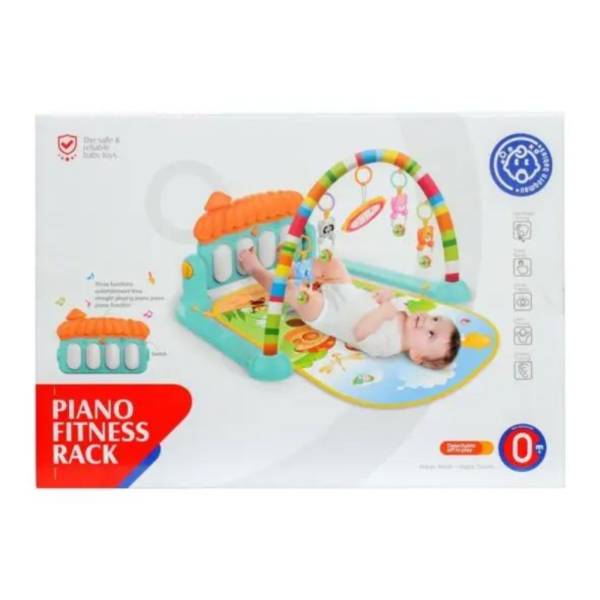 3 in 1 Baby New Born Play Gym Piano Fitness Rack Mat