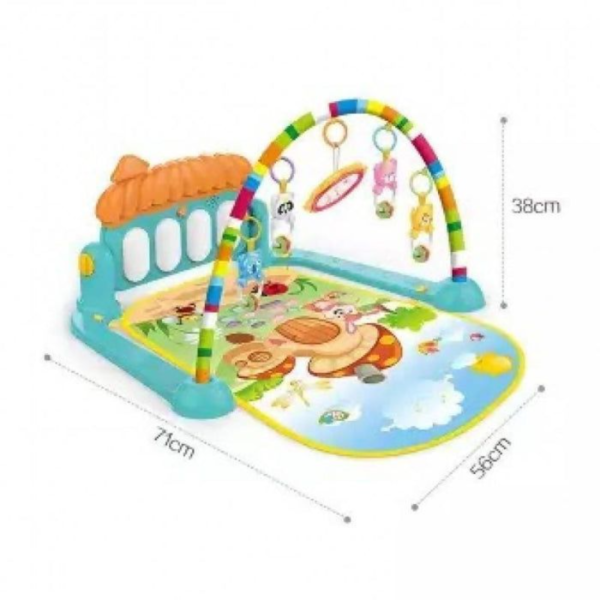 3 in 1 Baby New Born Play Gym Piano Fitness Rack Mat