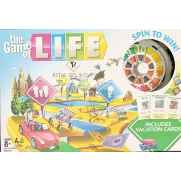 The Game of Life Spin to Win Board Game