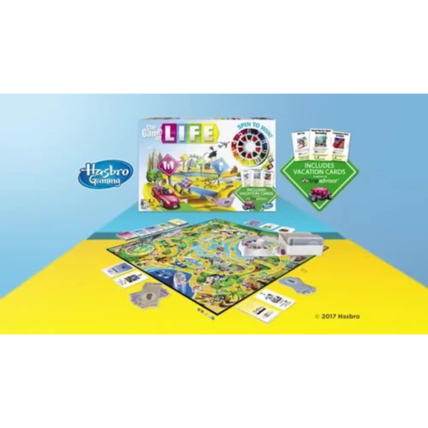 The Game of Life Spin to Win Board Game