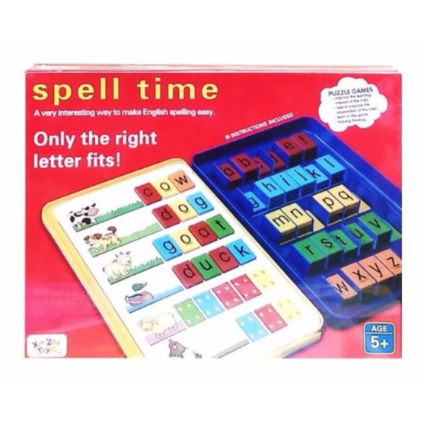 Spell Time Educational Word Puzzle Board Game