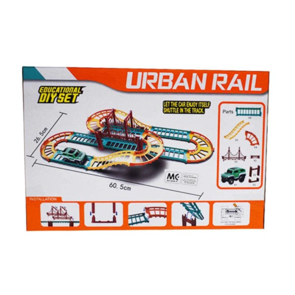 Urban Rail Educational Track DIE Set For Kids Entertainment