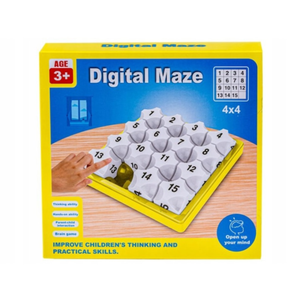 DIGITAL MAZE educational number puzzle