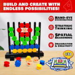 3D Hexagon Building Blocks Puzzle Board Games