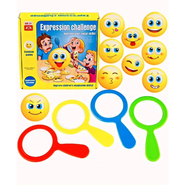 Educational Party Game Make a Face Emoji