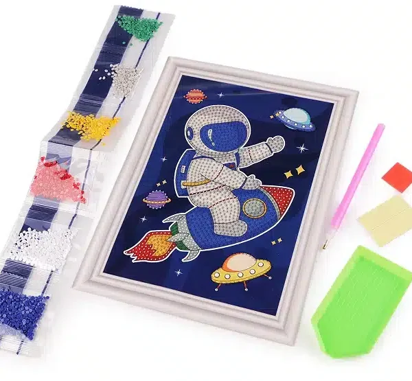 Diamond Painting Kits for Kids – DIY Cartoon Art & Craft Set